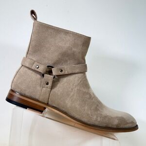 Polar Fox Mens Suede Ankle Boots, Western Style, Dress Casual, Size 12